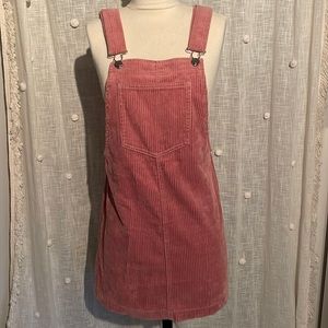 SOLD Mango Corduroy Overall Dress, Size Extra Small